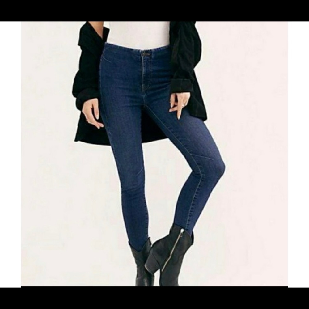Free People High Waisted Skinny Jean